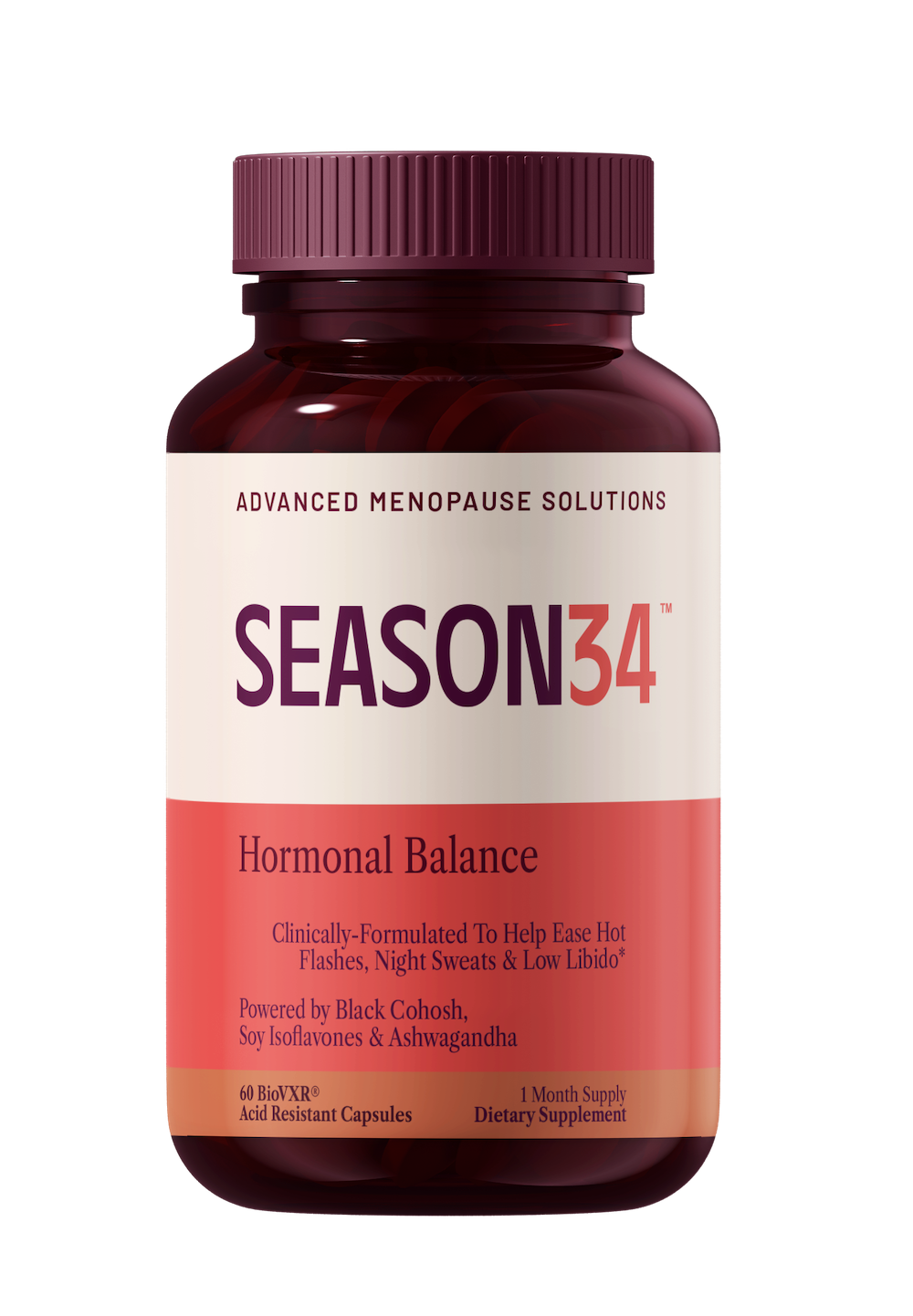 Hormonal Balance supplement bottle
