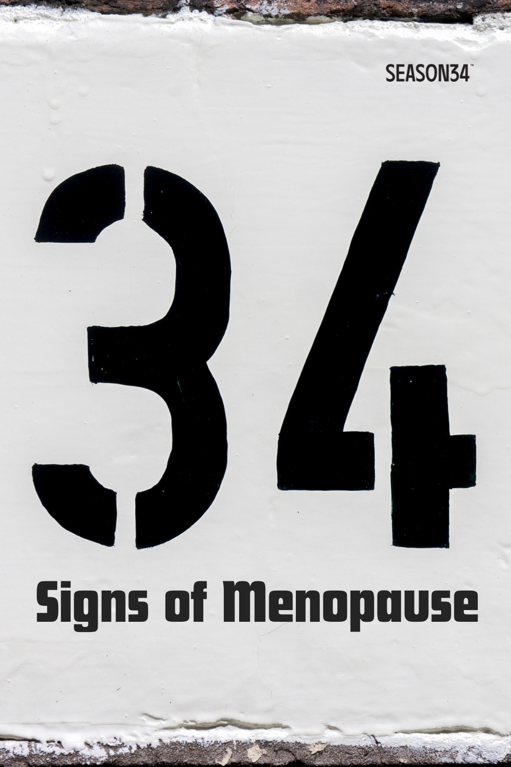 The 34 symptoms and signs of perimenopause and menopause season34