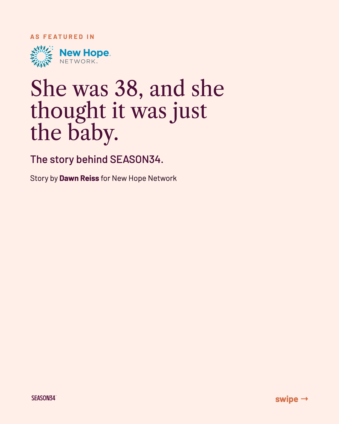 The story behind SEASON34, featured in New Hope Network