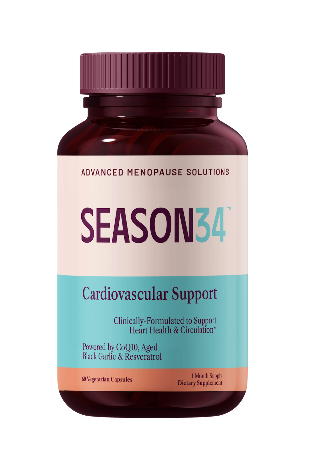 SEASON34 Cardiovascular Support bottle
