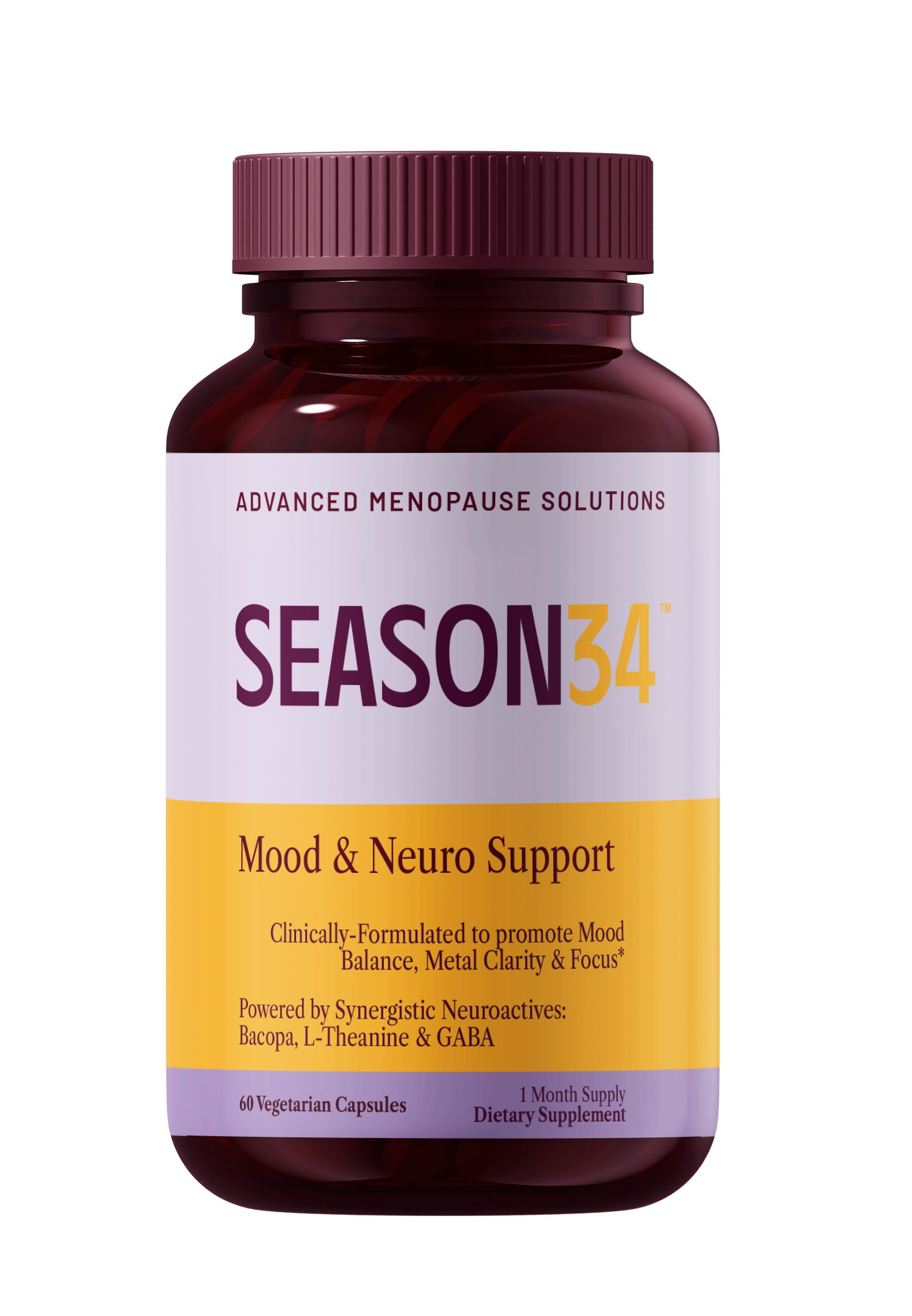 Mood and Neuro Support supplement bottle