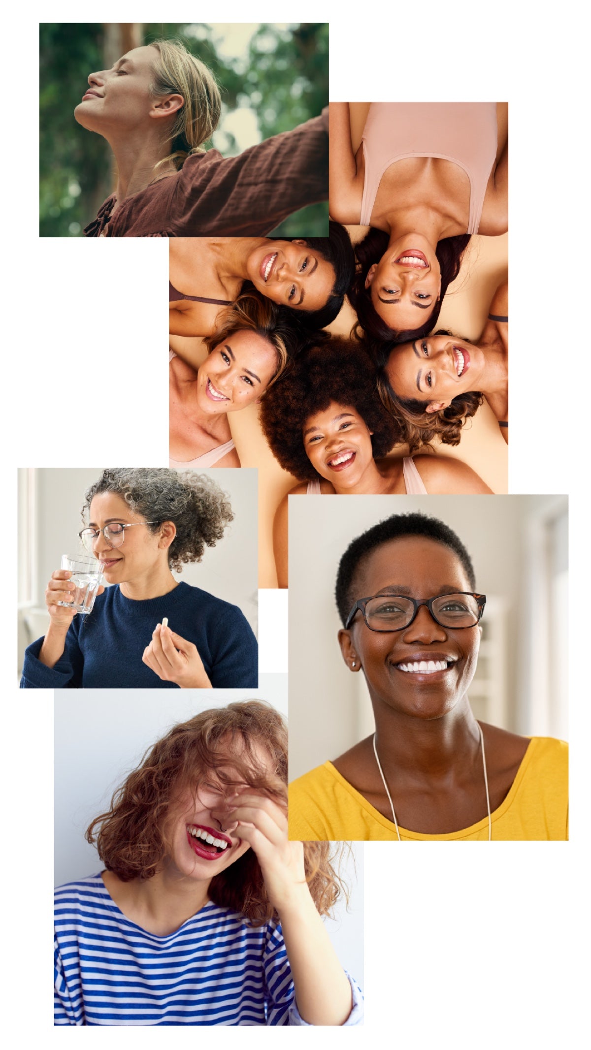 Woman embracing her menopause season