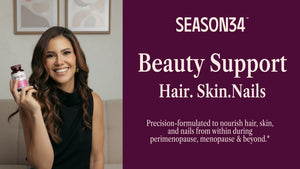 hair skin nail support for menopause and perimenopause tutorial video in english season34