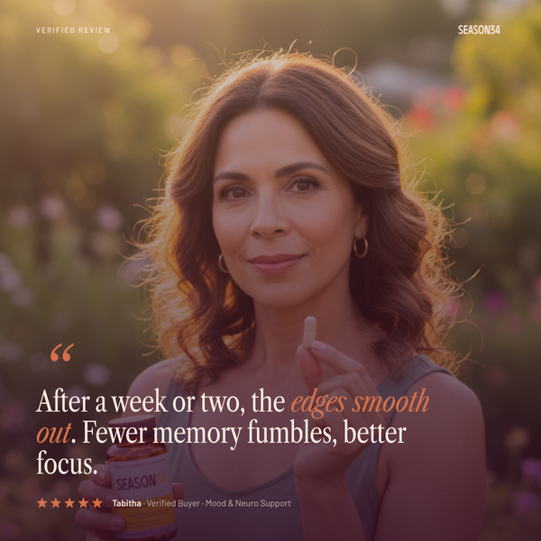 SEASON34 Mood & Neuro Support verified customer review.