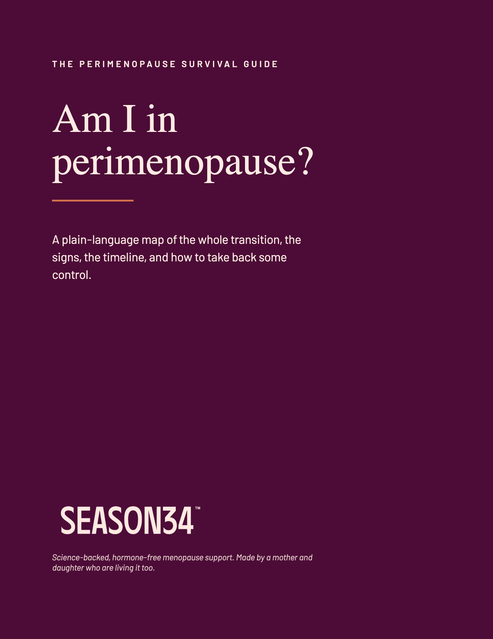 Cover of The Perimenopause Survival Guide.